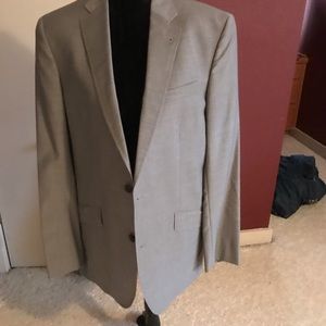 Grey wool suit